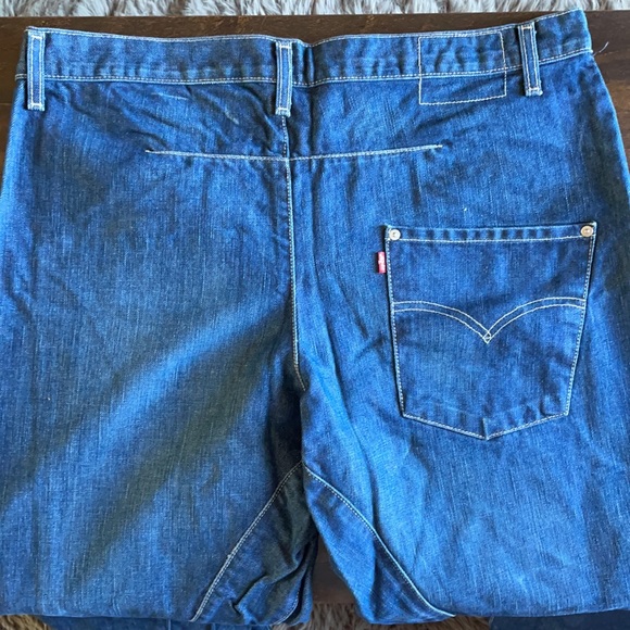 Rare Vintage Levi's 821 Engineer Dk wash zip fly - Picture 5 of 7